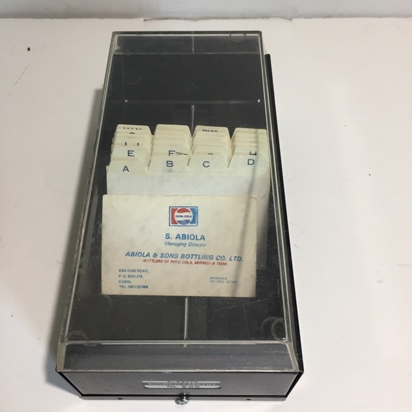 Vintage MCM metal file box Japan - Picture 2 of 11